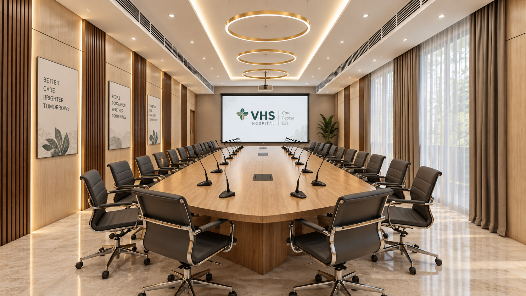 VHS Hospital – Executive Conference Room — Interior Design in Chennai, Tamilnadu